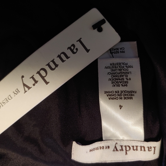 Laundry by Design Black Cocktail Dress, Size 4 - Picture 6 of 7